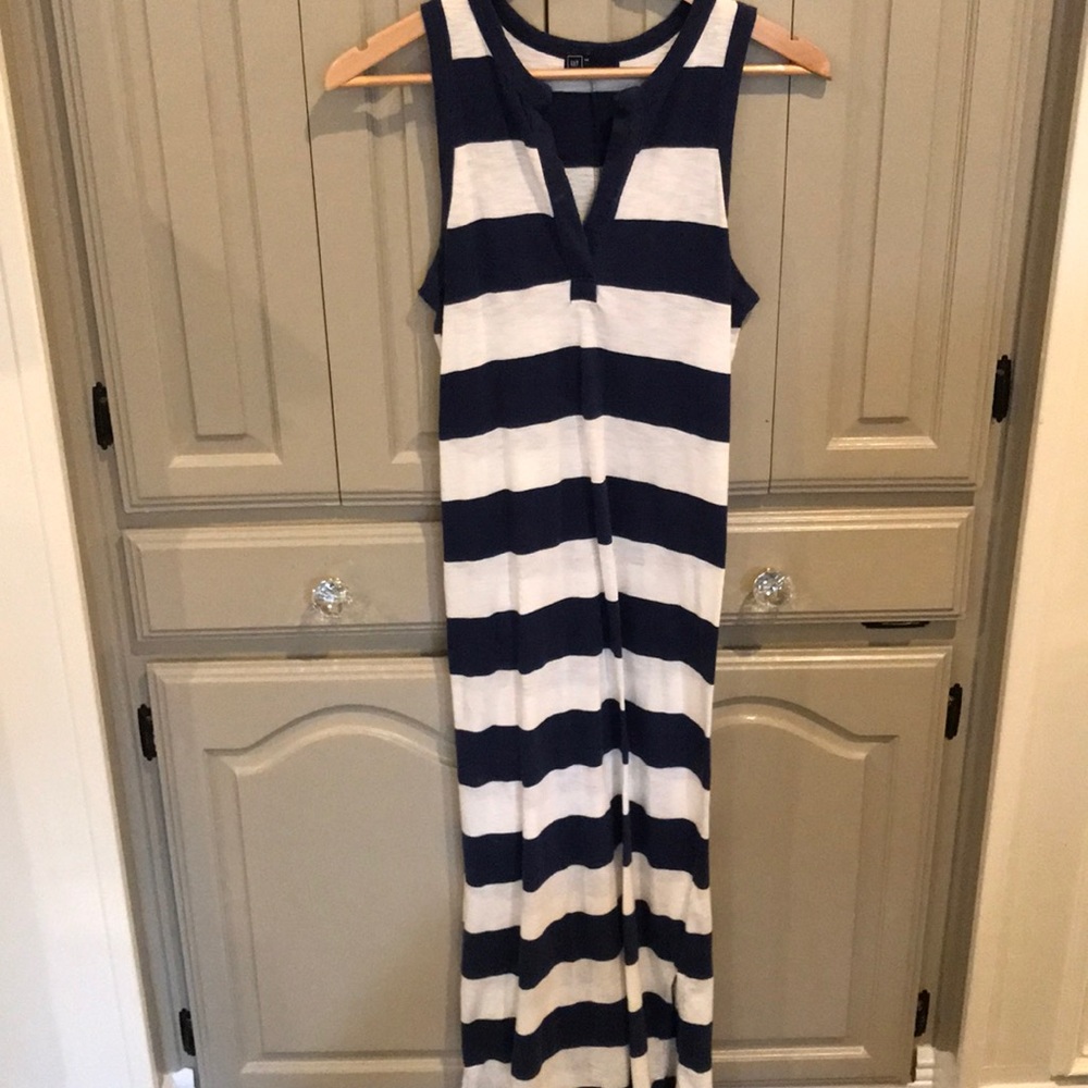 Striped Midi Dress